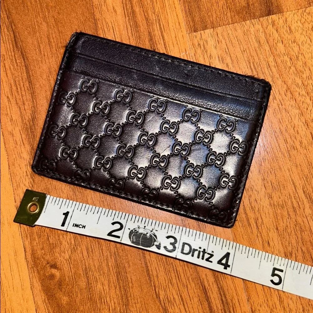 Authentic Gucci Microguccissima Card Case / Card Holder